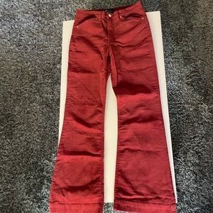 Gap high rise flare corduroy pants
